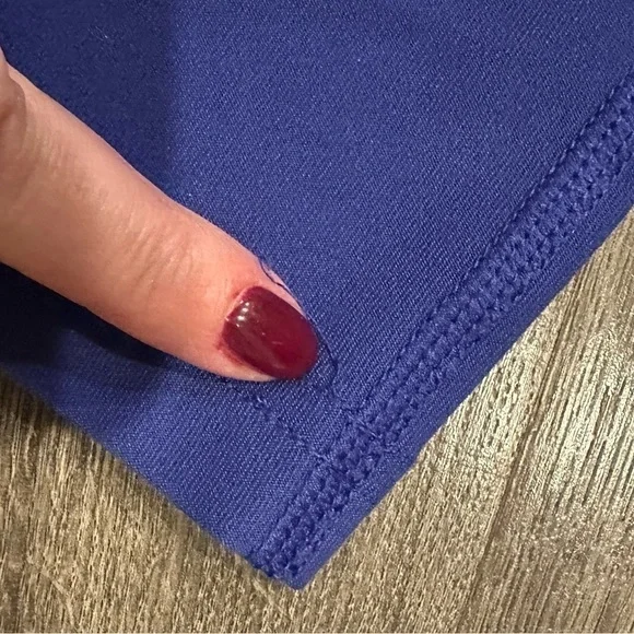 Nike Dri-Fit Ten Less Plastic Legend 2.0 Tight Poly Capri Leggings Blue Size S - Picture 11 of 12